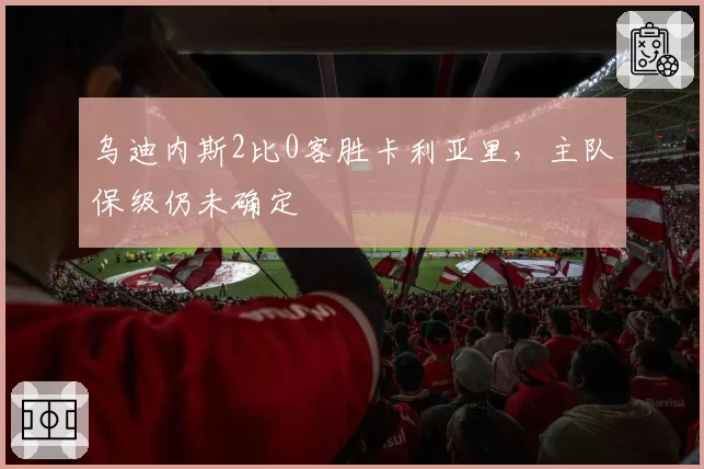 乌迪内斯2比0客胜卡利亚里,主队保级仍未确定