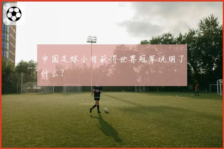 中国足球小将获得世界冠军说明了什么？